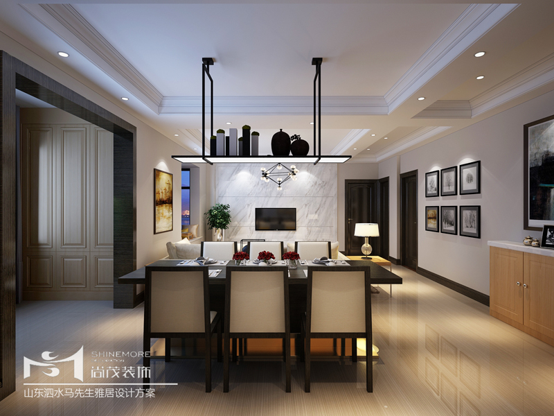 山東泗水馬先生雅居餐廳效果圖